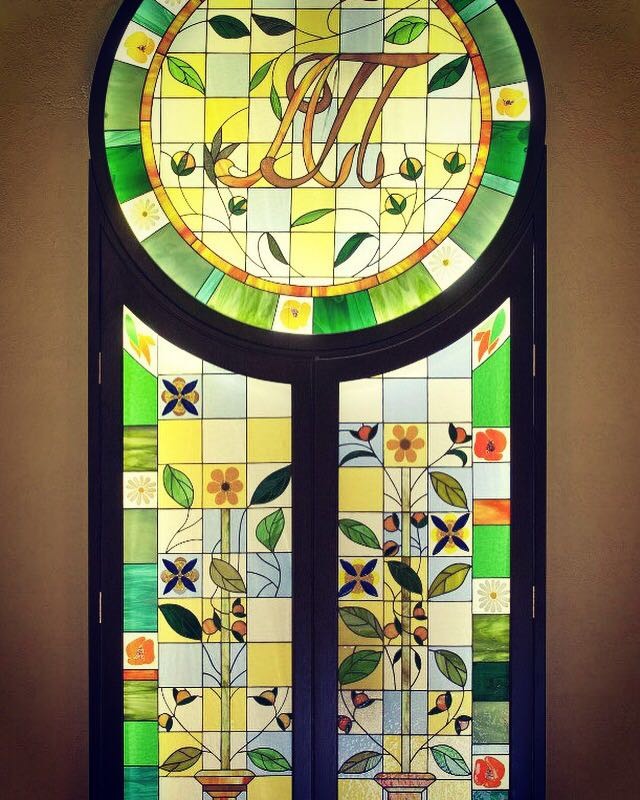 Витражи в интерьере