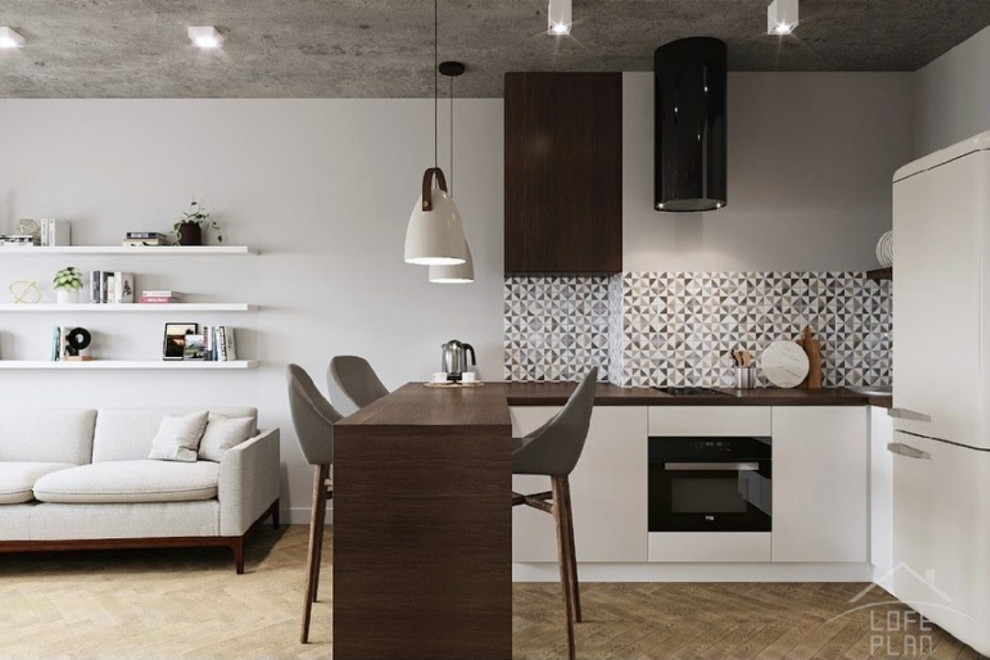 Дизайн квартиры 35 кв.м.в ЖК Новая Звезда