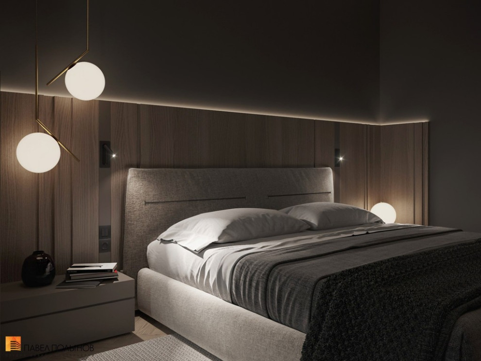 Квартира в современном стиле, ЖК «Duderhof Club», 146 кв.м.