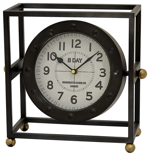 Metal Table Clock