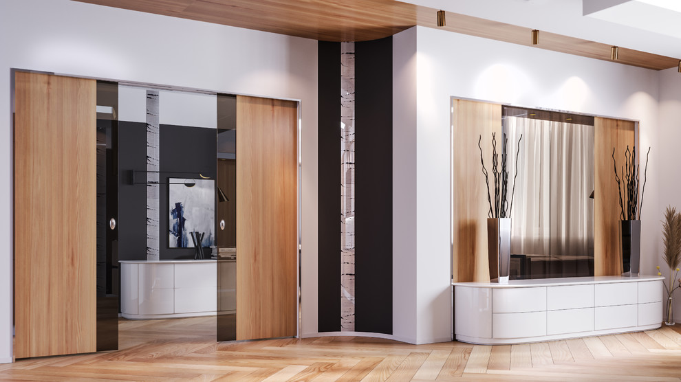 Реализованный проект квартиры в Москве, Скандинавия и Ар-деко: уютная эклектика