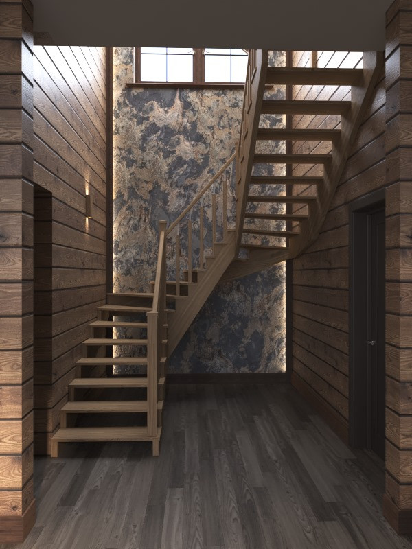 Дом деревянный