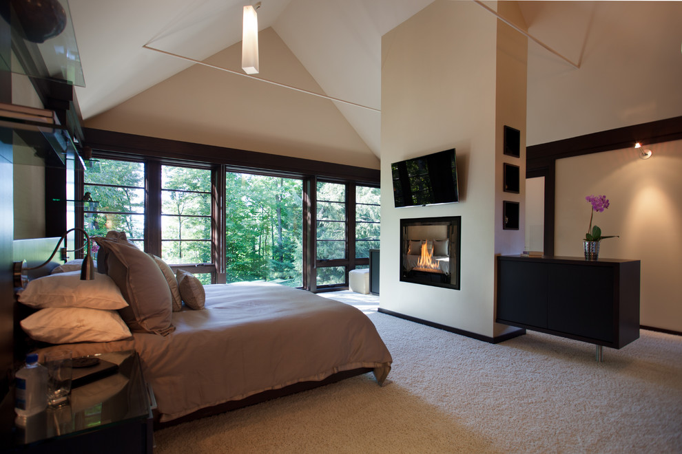 Photo of a contemporary bedroom in Other.