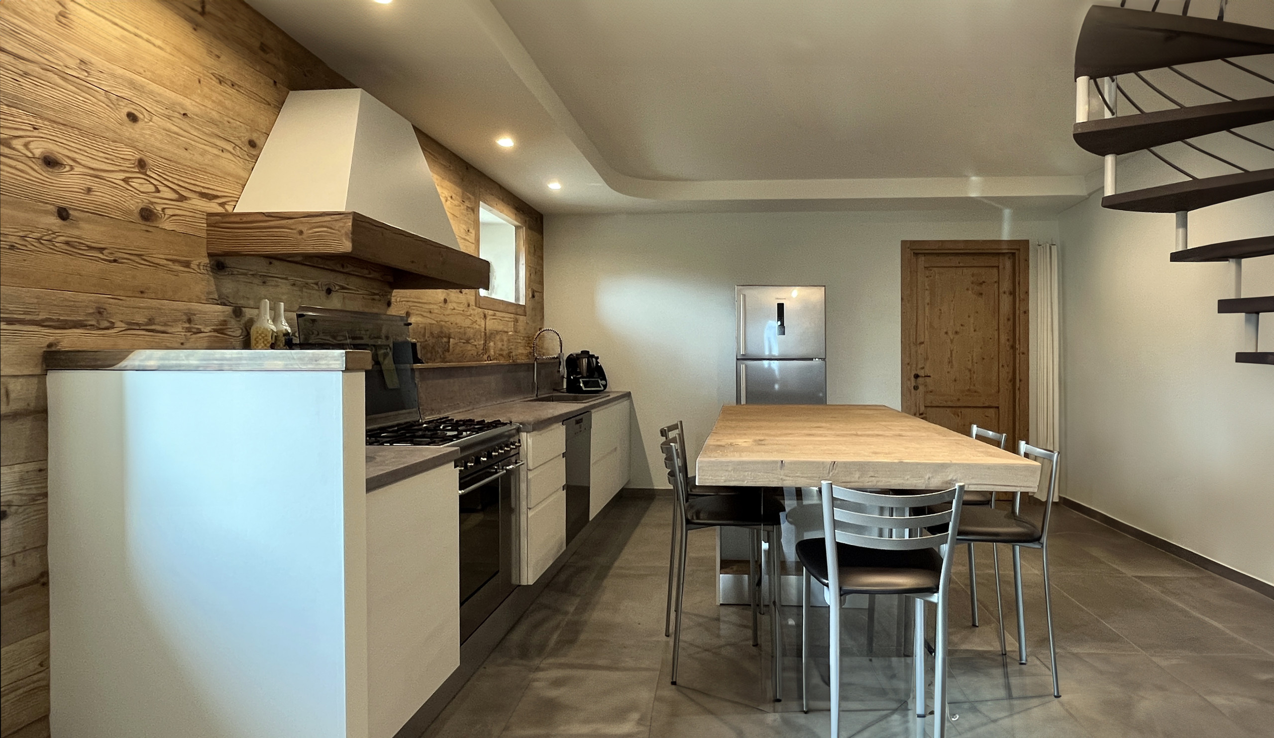 Ristrutturazione taverna casale Modern design 100 MQ