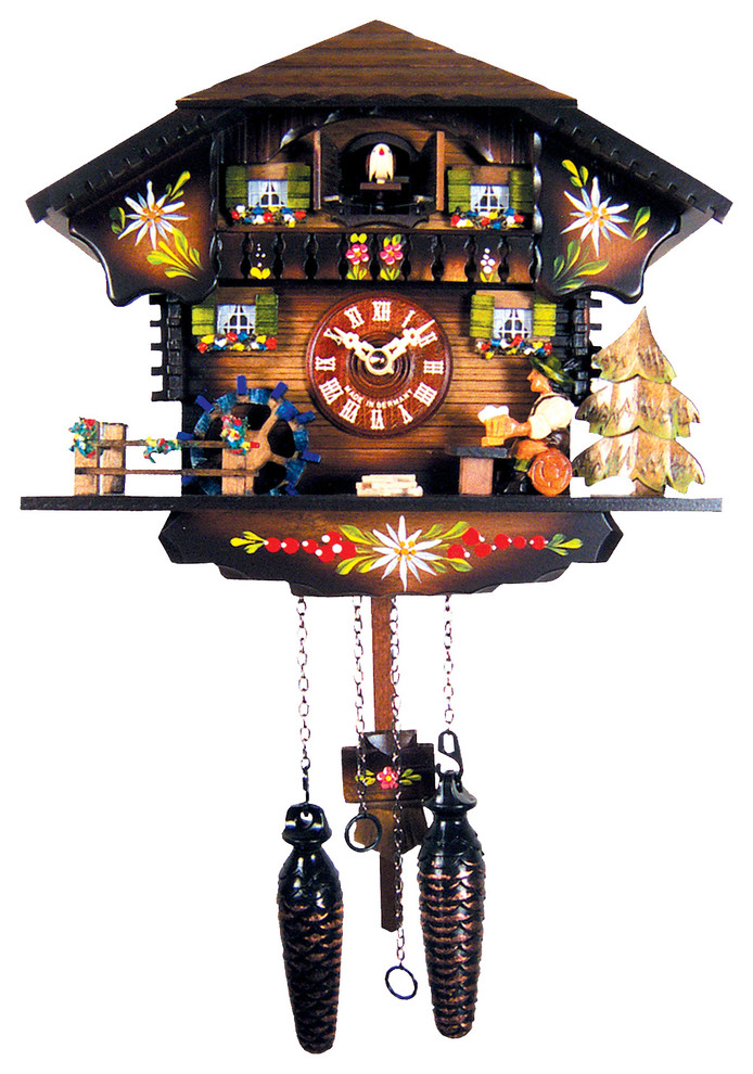 Forest Engstler BatteryOperated Cuckoo Clock Full Size Rustic