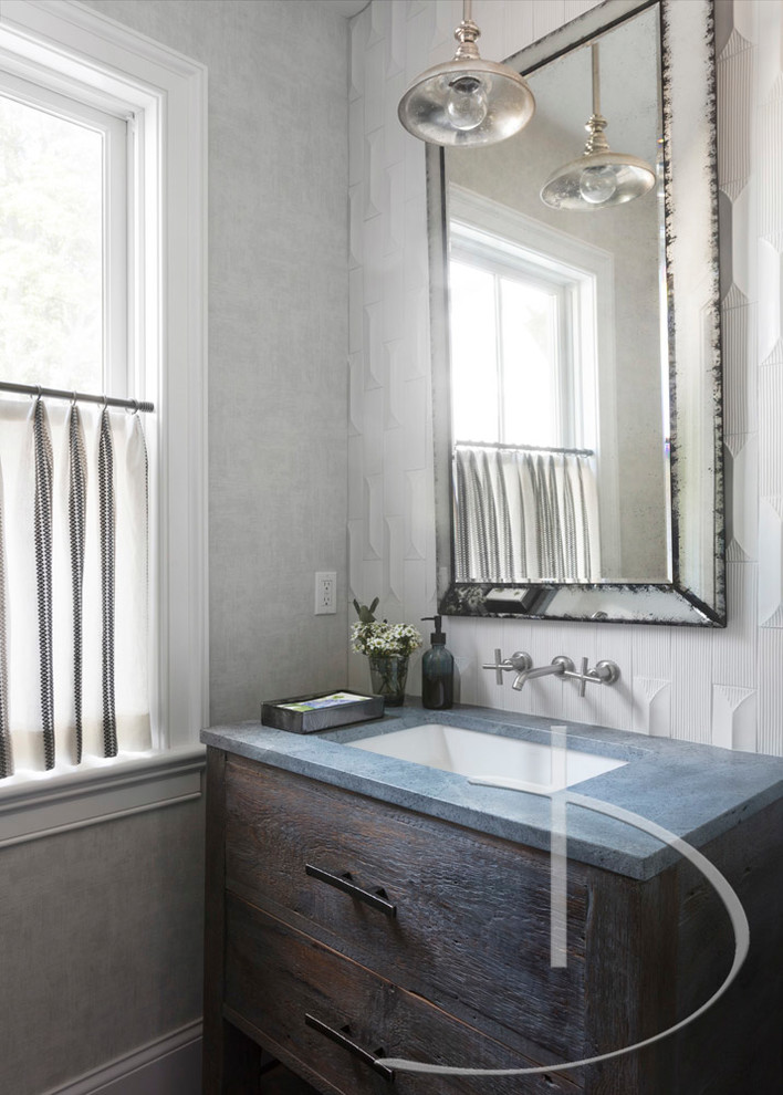 Inspiration for a transitional home design remodel in Boston