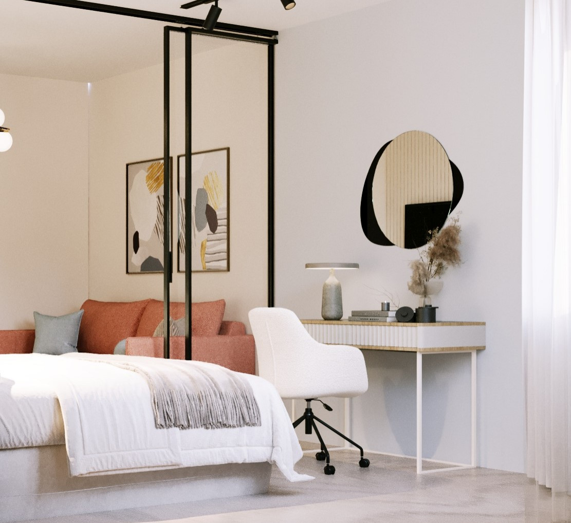 Визуализации квартиры в ЖК Цветы в Нижнем Новгороде