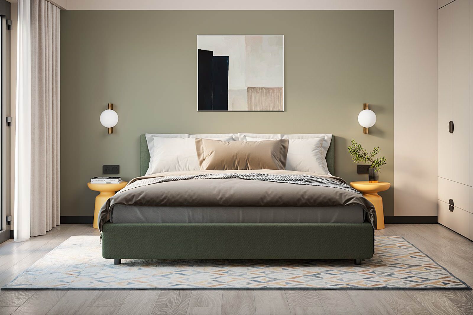 Дизайн интерьера дом 71 м² фьюжн Ольховка Кантри Клаб