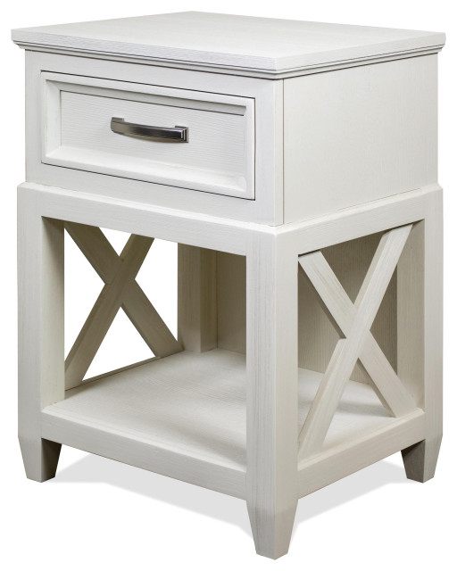 Riverside Furniture Osborne One Drawer Night Stand Transitional