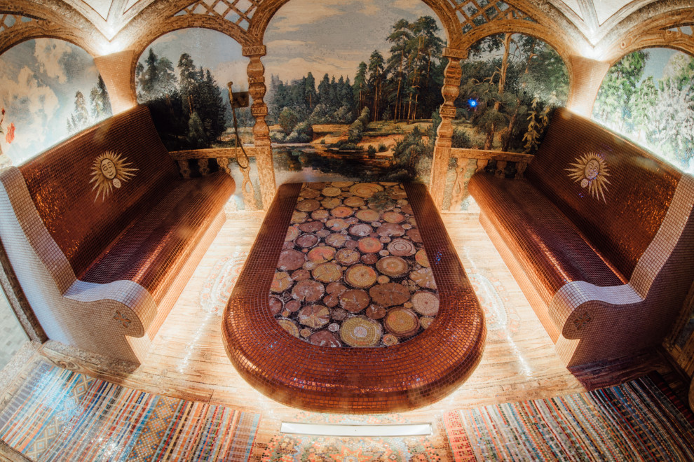 Низкий стол для парения.