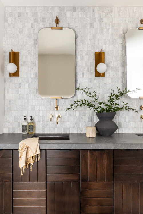 Beautiful Bathroom Design Ideas; A main bathroom is one of the most important and used spaces in any home. Here are some NEW stunning bathroom designs to spark inspiration.