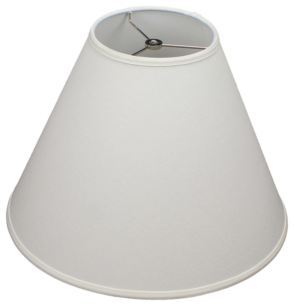 Fenchel Shades, 7"x17 "x 13" Spider Attachment Empire Lamp Shade