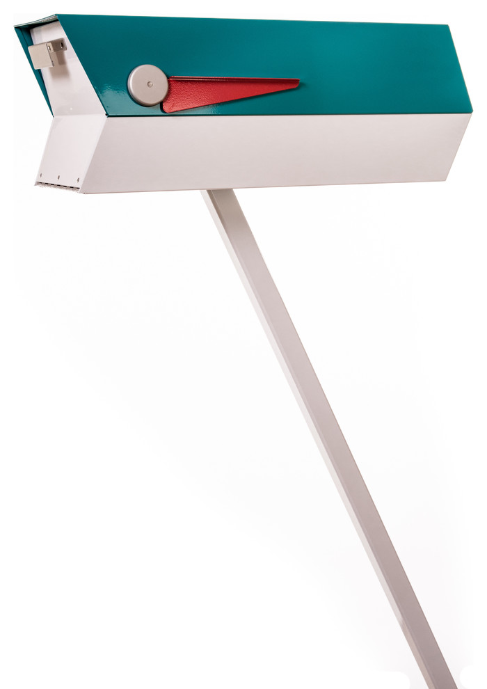 Modern Mailbox Turquoise Wall Mounted Modbox Tools Home