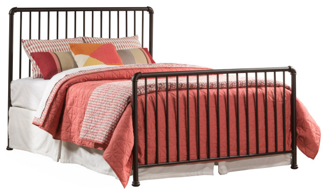 Hillsdale Brandi Full Metal Bed With Frame With Spindle Design, Full ...