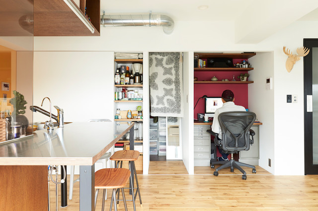 K邸 ３６平米でも広々 収納たっぷり ホテルのようなワンルーム Minimalistisch Tokio Von Blue Studio