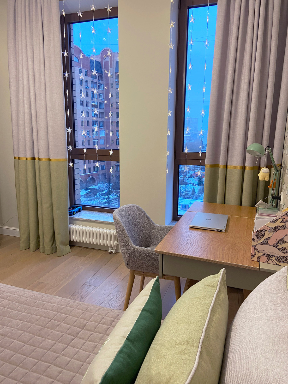 Тектильное оформление на Тихвинской улице