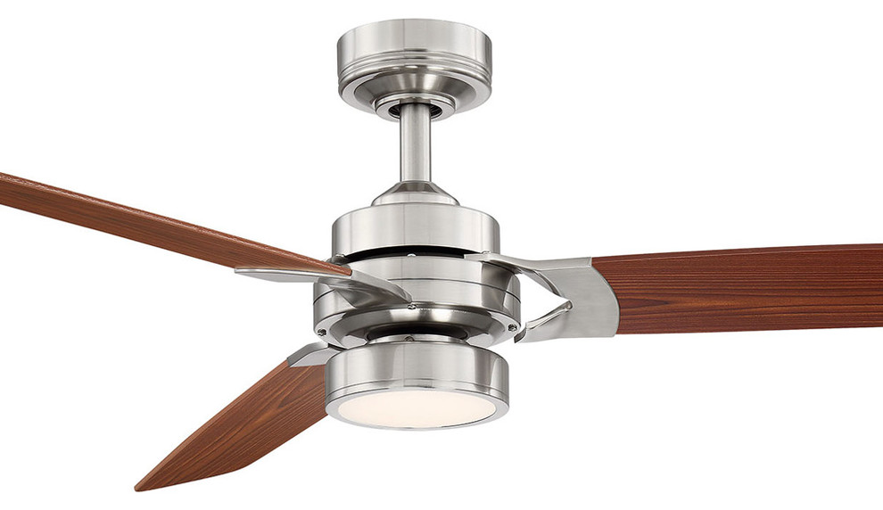 Alexis Led Ceiling Fan Brushed Nickel Finish Brushed Nickel