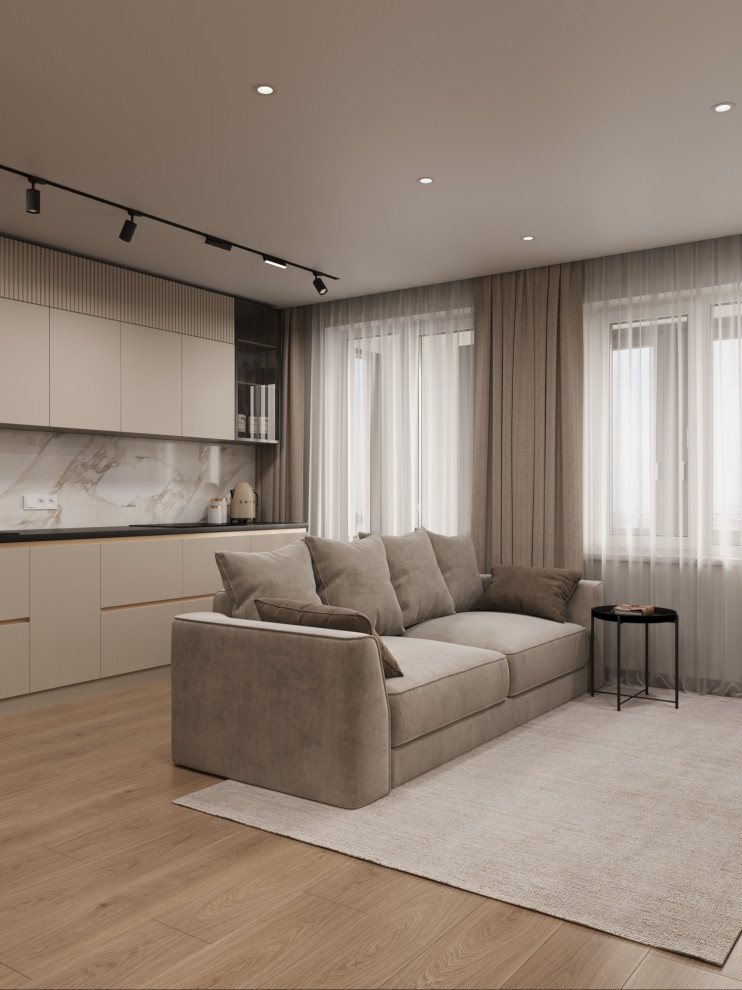 Проект квартиры 77 кв.м., ЖК Калининский