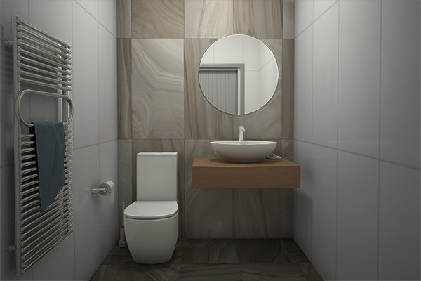 Яркая минималистичная квартира