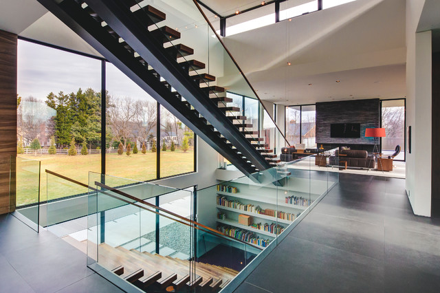 Western Windows & Doors moderne-escalier