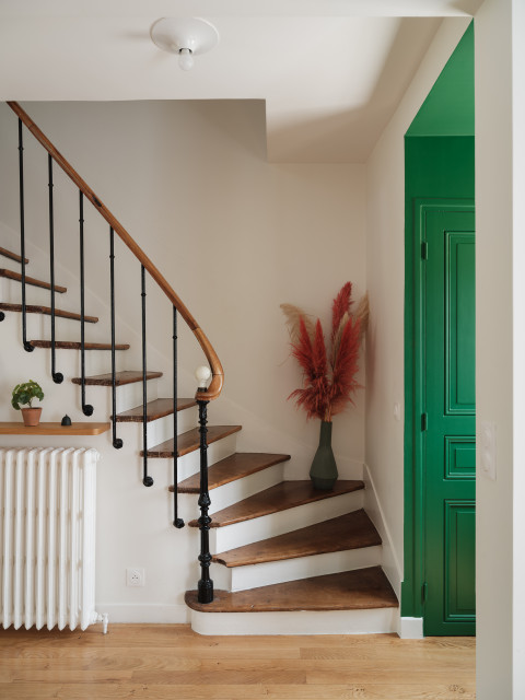 Maison joyeuse &agrave; Colombes skandinavisch-treppen