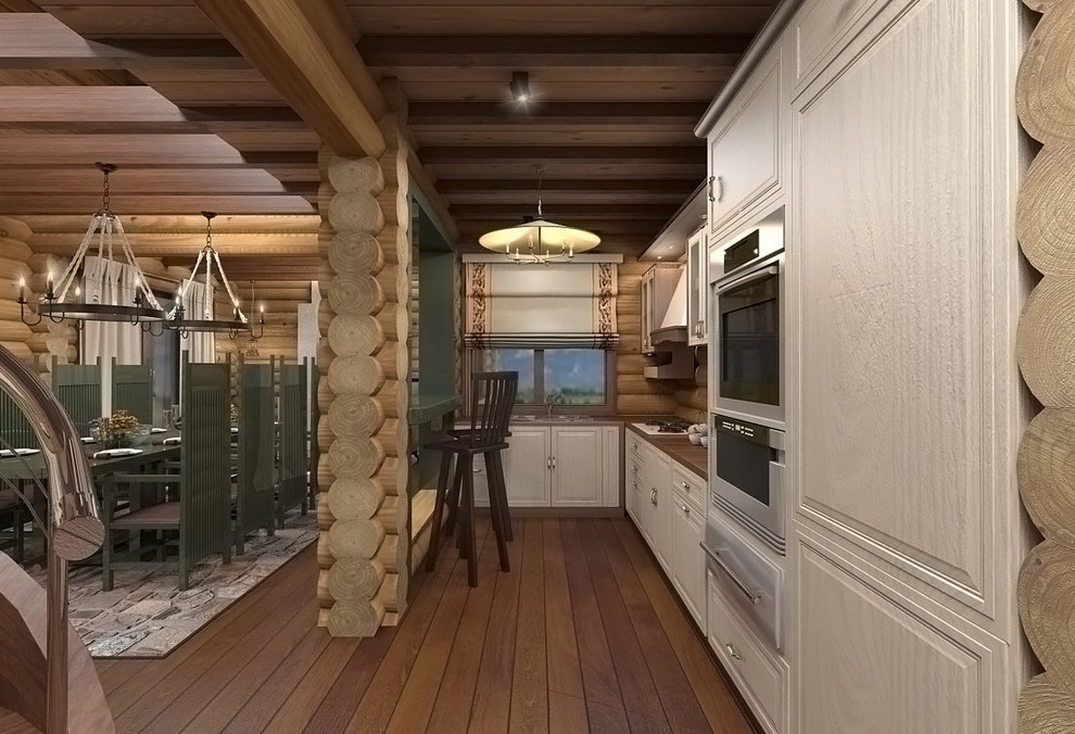 Интерьер деревянного дома