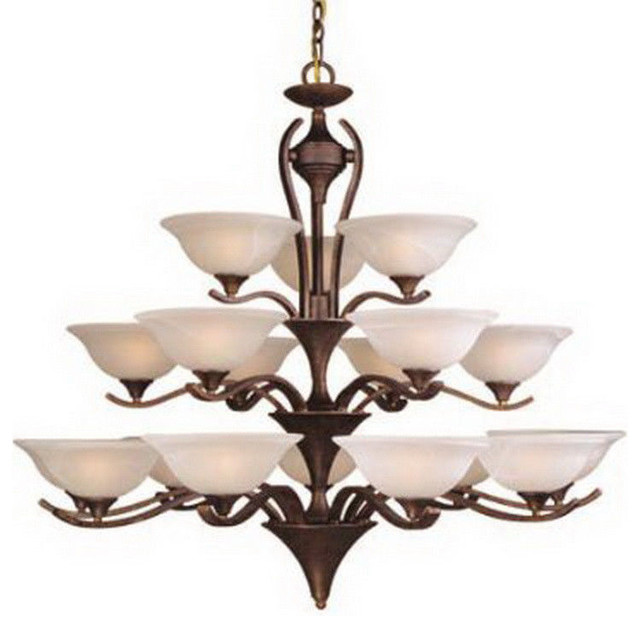 Vaxcel Lighting Weathered Patina Avant Garde 18 Light 3 Tier Chandelier Vaxcel Lighting Weathered Patina Avant Garde 18 Light 3 Tier Chandelier