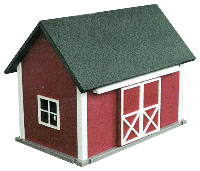 Amish Poly Wood Barn Realistic Toy Fantastic Detail Farmhouse Amish Poly Wood Barn Realistic Toy Fantastic Detail