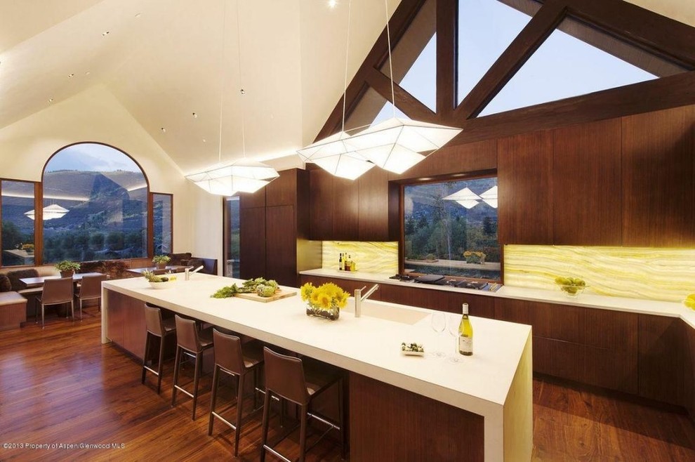 Kitchen - transitional kitchen idea in Denver