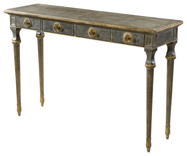 Theodore Alexander Classic Yet Casual English Epitome Console Traditional Console Tables