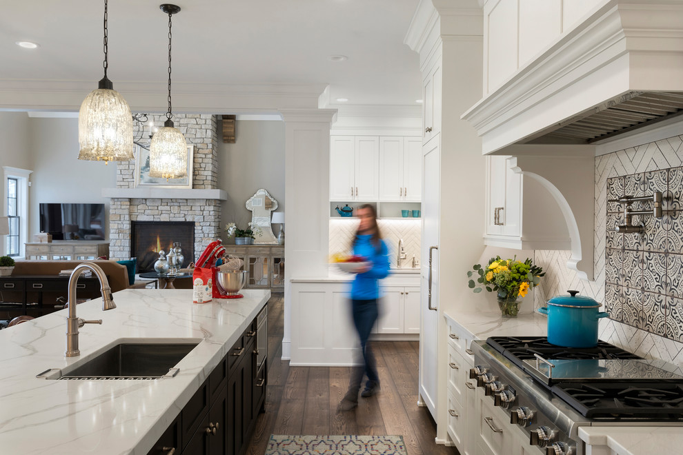 Sophisticated Farmhouse Traditional Kitchen Minneapolis by