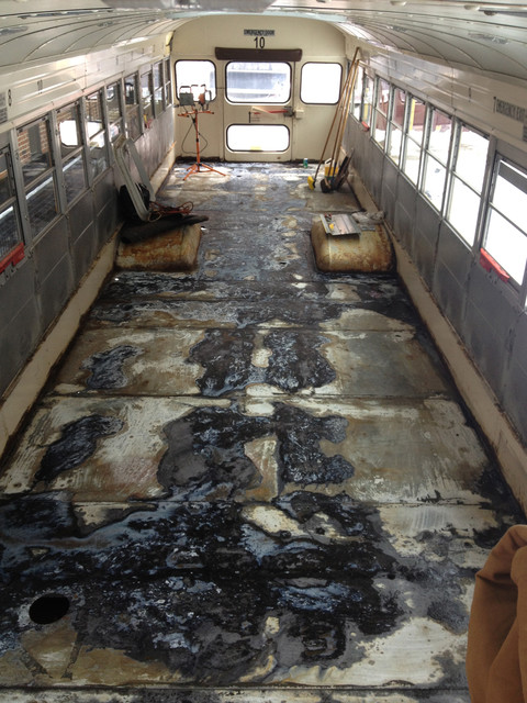 Bus conversion interior 