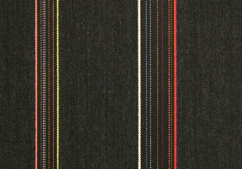 Heringbone Stripes by Paul Smith Graphite Fabric