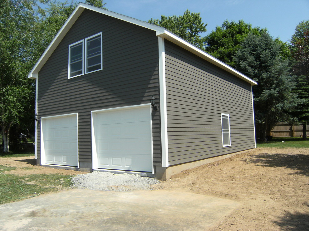 2 Story Vaulted Garage Design Build