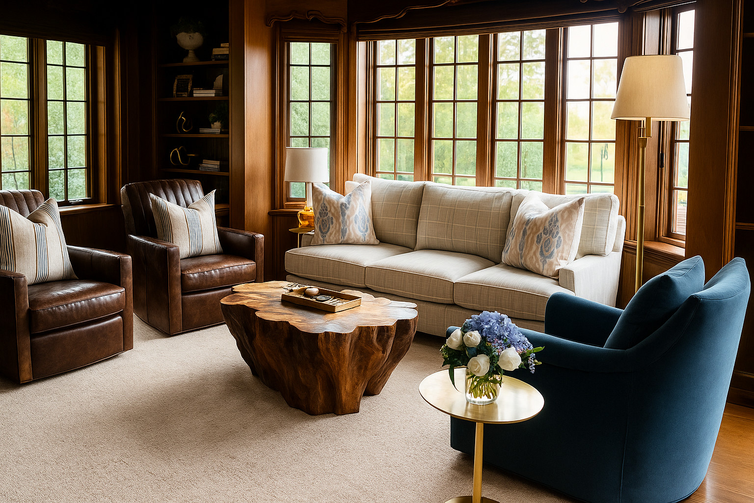 Lake Minnetonka Residence - Library