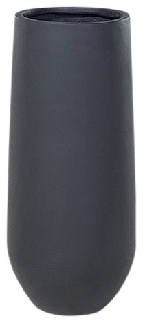 Annecy Decorative Black Outdoor Planter