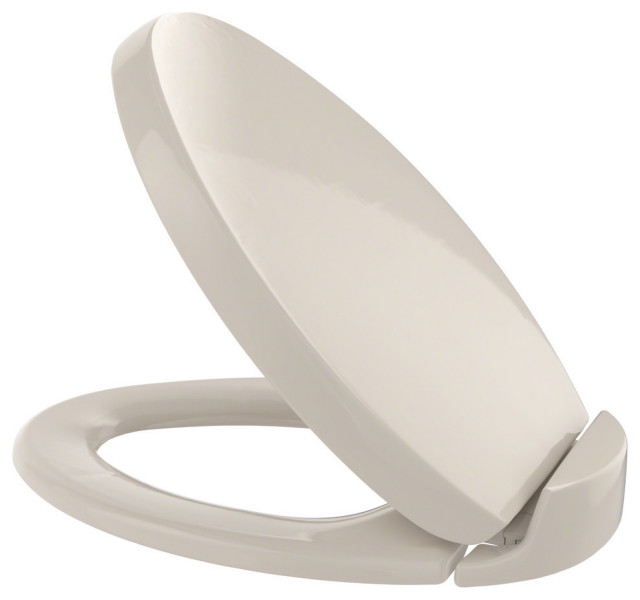 Toto SoftClose Round Toilet Seat Plastic Bathroom Accessory Lid Cotton White New