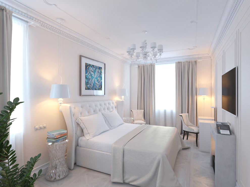 Белоснежная спальня