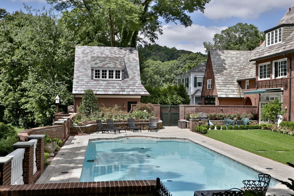 Traditional pool in New York.