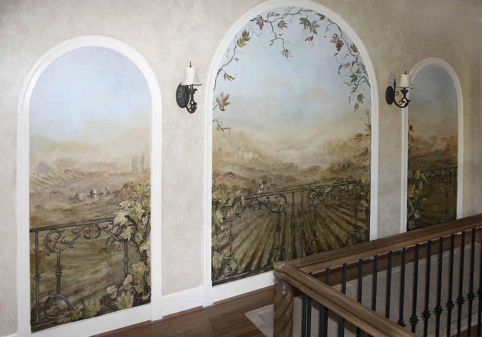 Inspiration for a transitional home design remodel in Baltimore
