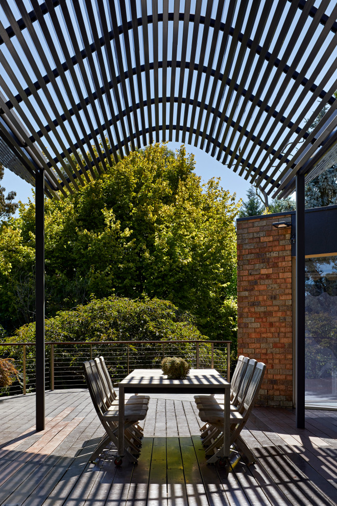 Moderne Veranda in Melbourne