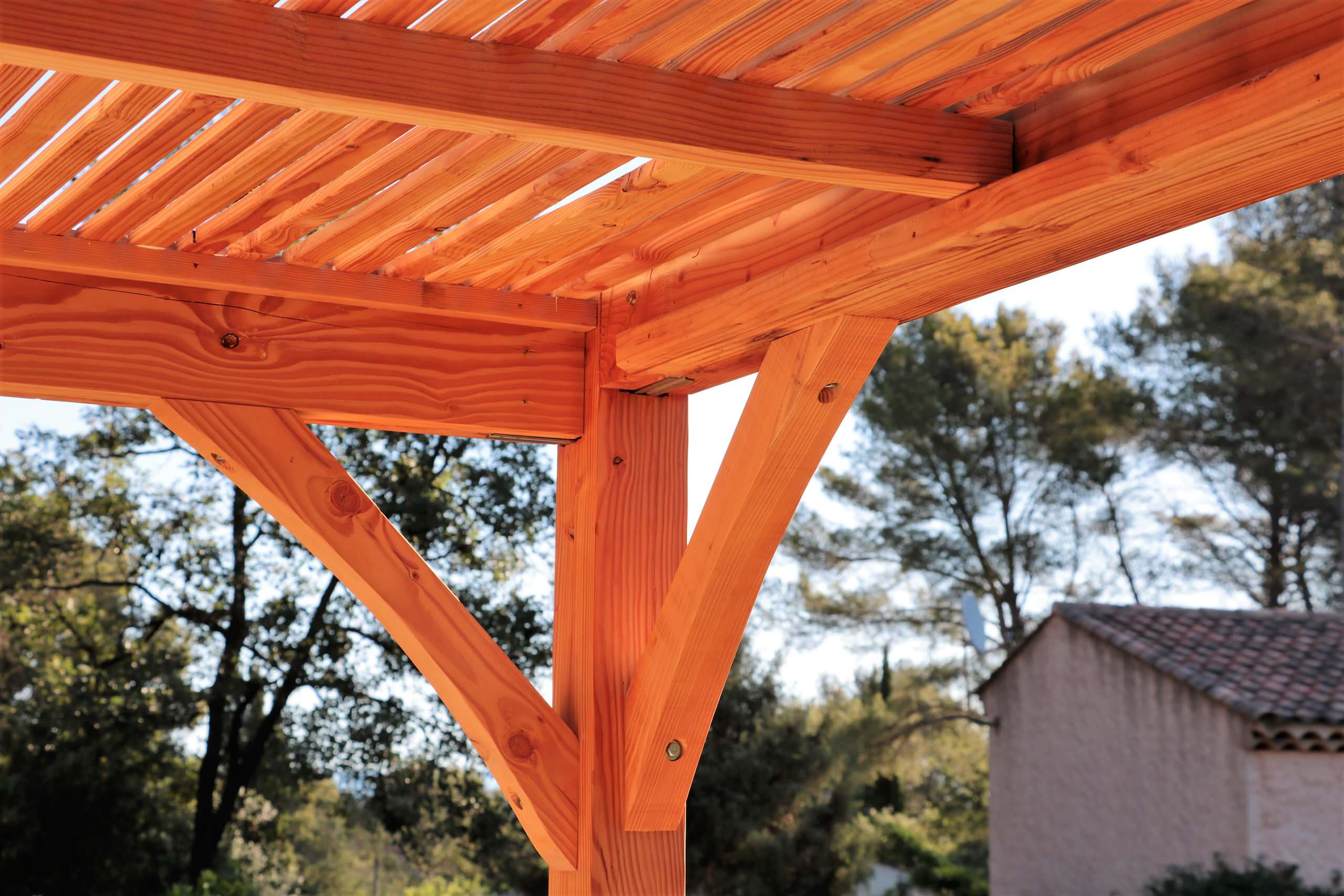 Trans-en-Provence - Création d'une pergola & de mobilier extérieur