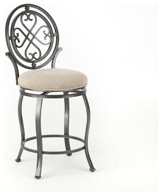 Steve Silver Melrose 24 Swivel Counter Stool Brushed Steve Silver Melrose 24 Swivel Counter Stool Brushed