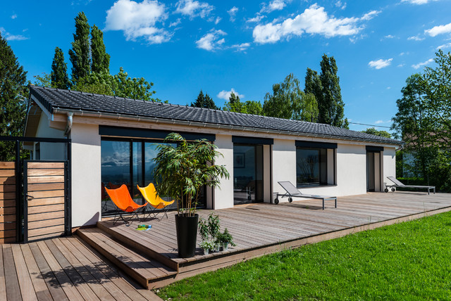 Maisons Echome &agrave; Voiron contemporary-deck