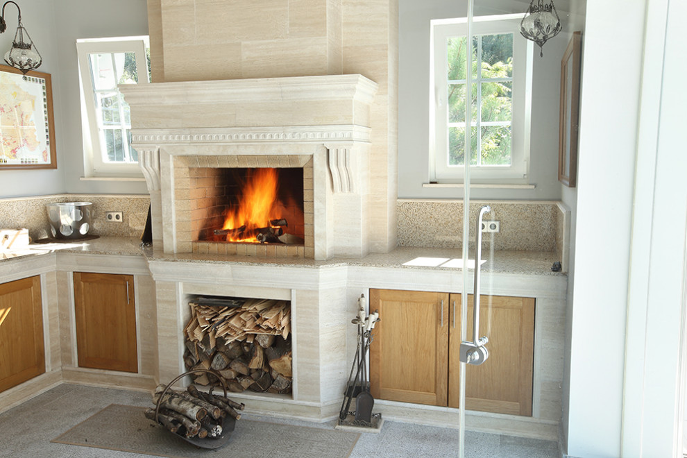 Ангелово. Беседка с Барбекю и Камином.