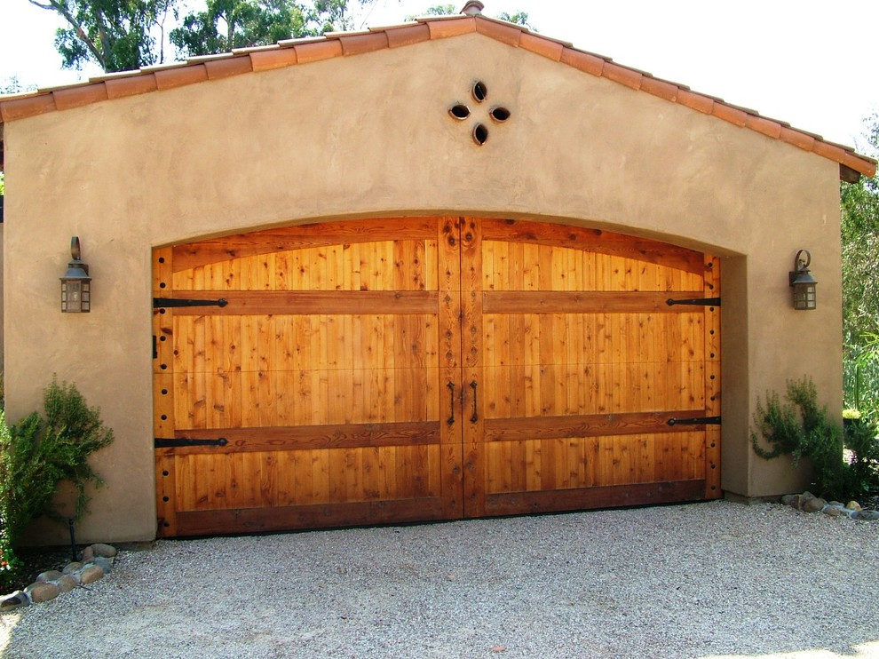Inspiration for a traditional garage in San Diego.