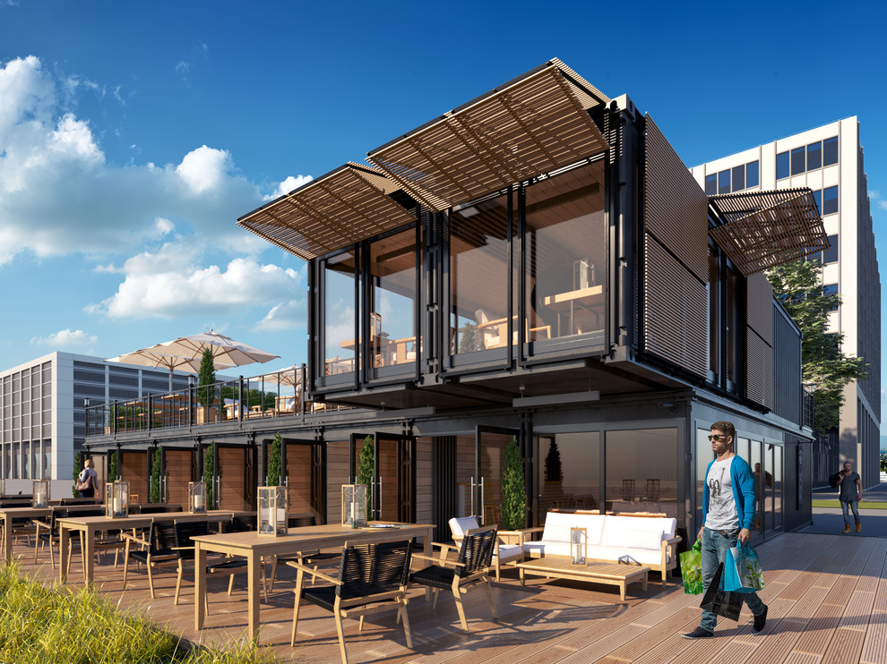 Комплекс из морских контейнеров