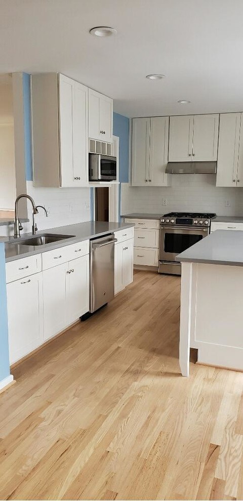 Inspiration for a transitional home design remodel in DC Metro
