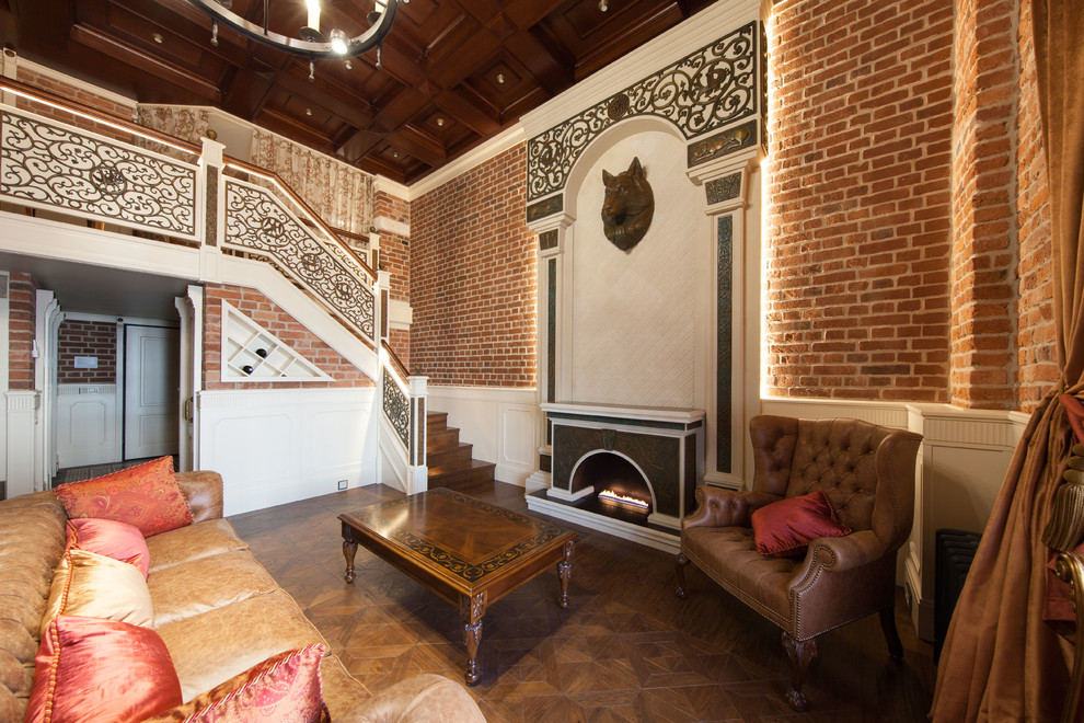 Гостиная. Камин