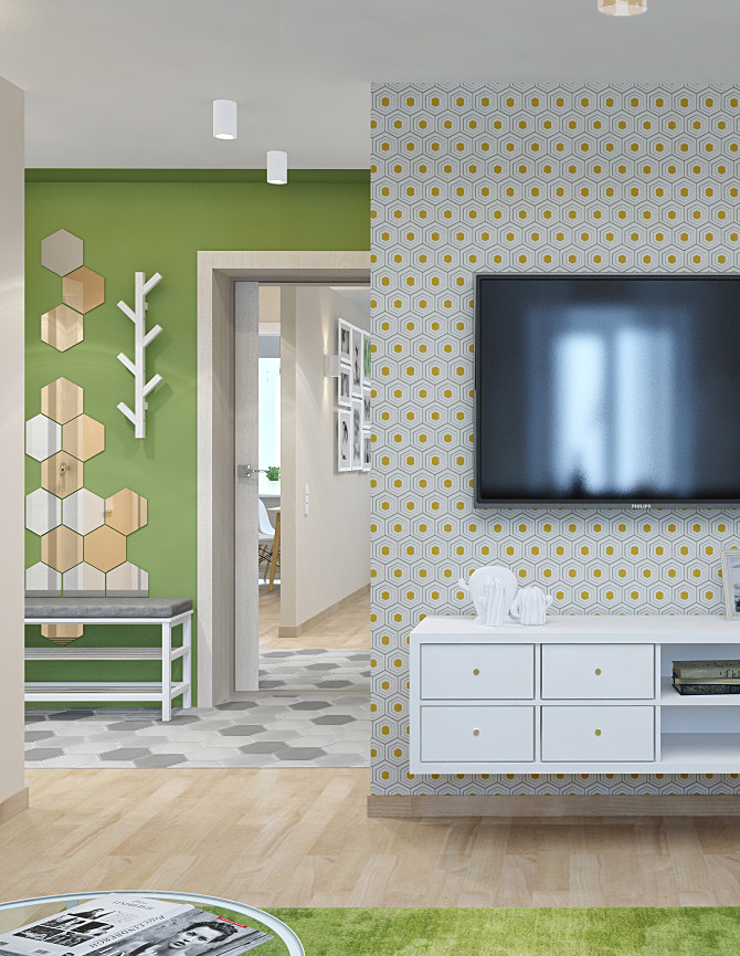 Квартира с перепланировкой для молодой семьи